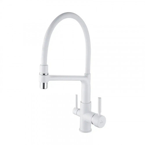 Смеситель для кухни Rose R658C цвет Белый