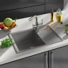 Кухонная мойка Lemark Imandra 640 9910024 Шампань искусственный камень (литьевой мрамор) встраиваемый