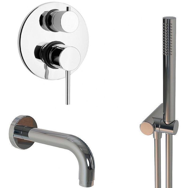 Смеситель для ванны Paini Cox 78CRSET26911BATH Хром