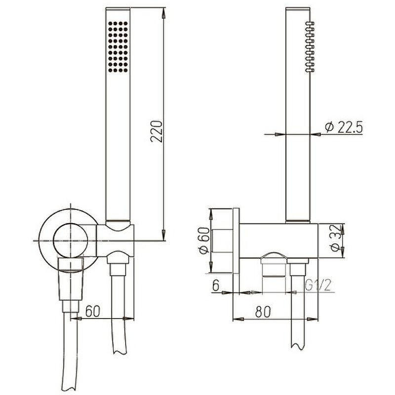 Смеситель для ванны Paini Cox 78CRSET26911BATH Хром