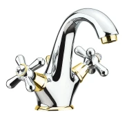 Смеситель для раковины Fiore Margot Sky 01CO0623 цвет Хром Золото