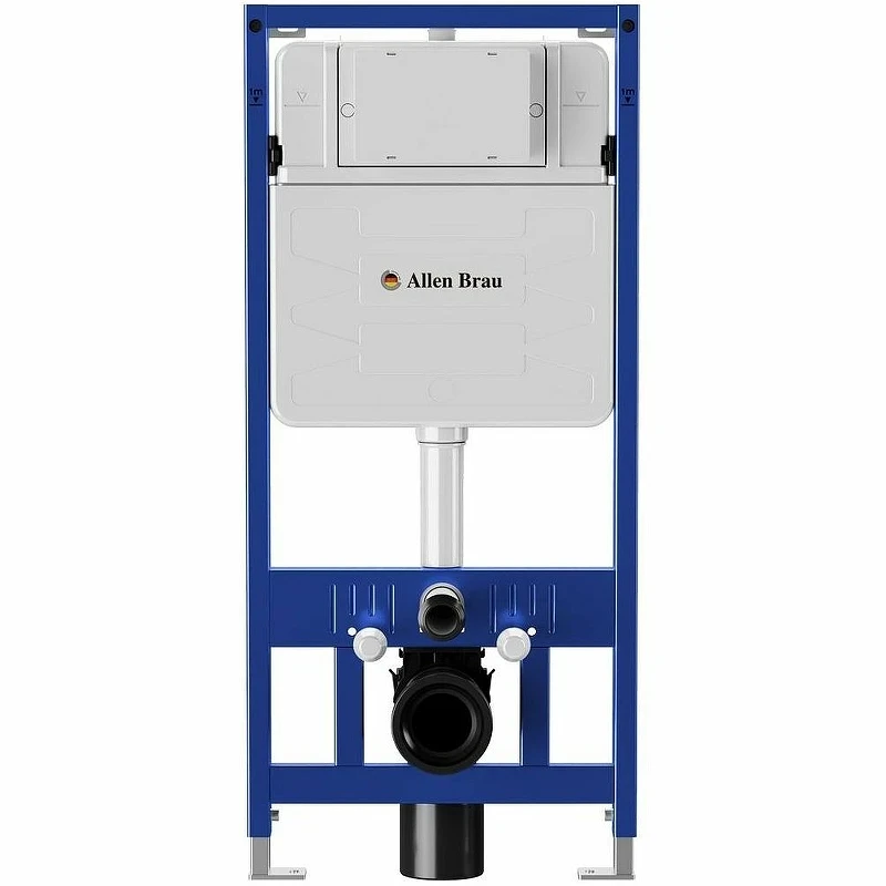 Инсталляция Allen Brau Pneumatic 9.11100.20 для унитаза без клавиши смыва пластик