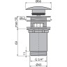 Донный клапан Alcaplast A392-G-P click-clack Золото глянец