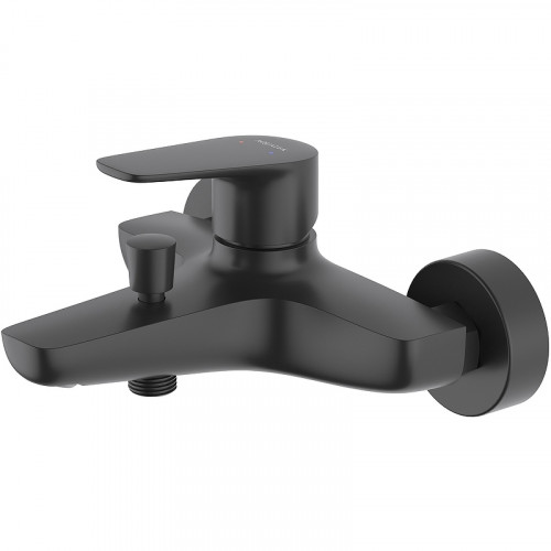 Смеситель для ванны Aquatek Бетта AQ1140MB Черный матовый латунь на стену