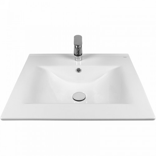 Раковина Bond 60 S05-600 Белая глянцевая фарфор полувстраиваемая