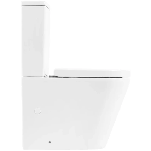 Унитаз компакт BelBagno Flay-R BB2149CPR/BB2149T/BB865SC с бачком и сиденьем Микролифт фаянс напольный