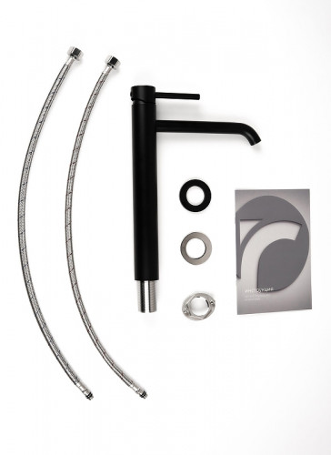 Смеситель для раковины Knotlor Eclipse SS-21/BL цвет Черный матовый