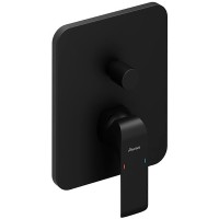Смеситель для душа Ravak Flat FL 065.20 X070179 Черный матовый латунь встраиваемый
