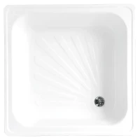 Стальной поддон для душа Loranto 70x70 LG700B цвет Белый