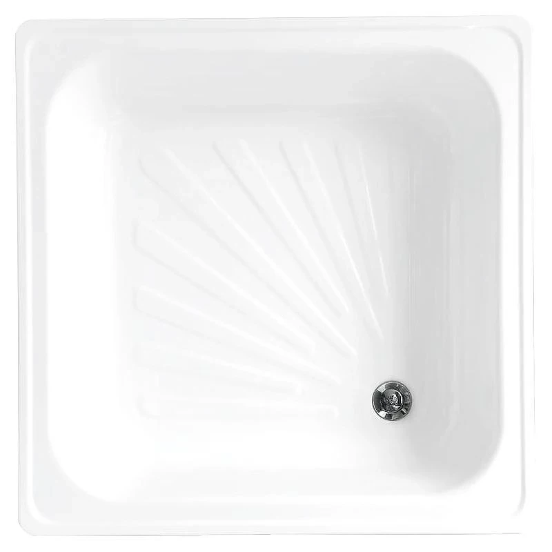Стальной поддон для душа Loranto 70x70 LG700B цвет Белый