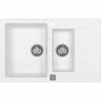 Кухонная мойка Alveus Granital Cadit 70 Arctic G11 790x500 1131357 Белая искусственный камень (литьевой мрамор) встраиваемый