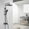 Душевая система Shevanik S4436H цвет Черный матовый