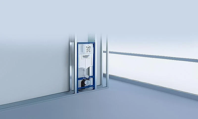 Унитаз с инсталляцией Vincea Globo VT1-14S + Grohe Rapid SL 38811KF0 с сиденьем Микролифт и Черной матовой клавишей смыва