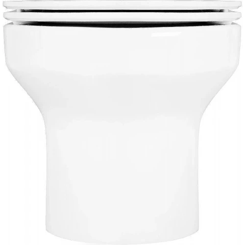 Унитаз с инсталляцией Jacob Delafon Elite EDX114RU-00 + Berges Novum D5 040235 с сиденьем Микролифт и Черной матовой клавишей смыва