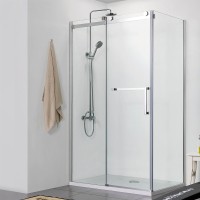 Душевой уголок Azario Vancouver 120х90 AZ-NKF1131-L 900 профиль Серебро стекло прозрачное