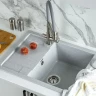Кухонная мойка Gerhans 65 B22-19/311-11-24 цвет Светло-серый