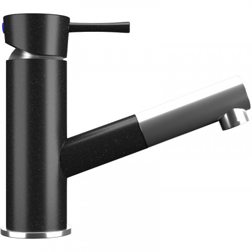 Смеситель для кухни Ulgran Classic U-009-344 Ультра-черный латунь