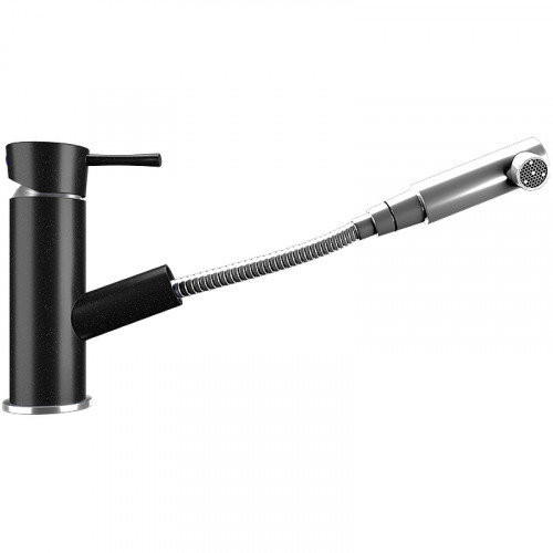 Смеситель для кухни Ulgran Classic U-009-344 Ультра-черный латунь