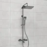 Душевая система WasserKRAFT A199.069.141.087.CH Thermo с термостатом Хром латунь на стену