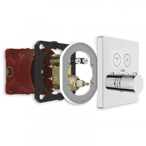 Смеситель для душа Kaiser Sano 08377 с термостатом цвет Хром