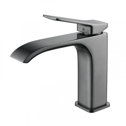 Смеситель для раковины Shevanik S4001T цвет Оружейная сталь