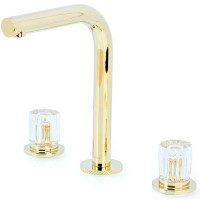 Смеситель для раковины Boheme Elegante 152-G-EL Золото латунь