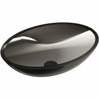 Раковина-чаша Vincea 50 VBS-6T11B Черная полиэфирная смола накладная