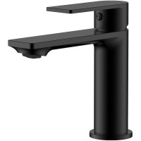 Смеситель для раковины Haiba HB10639-7 Черный матовый латунь