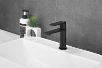 Смеситель для раковины Haiba HB10639-7 Черный матовый латунь