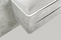 Тумба под раковину BelBagno ACQUA-1000-2C-SO-CVG подвесная Cemento Verona Grigio МДФ / ЛДСП
