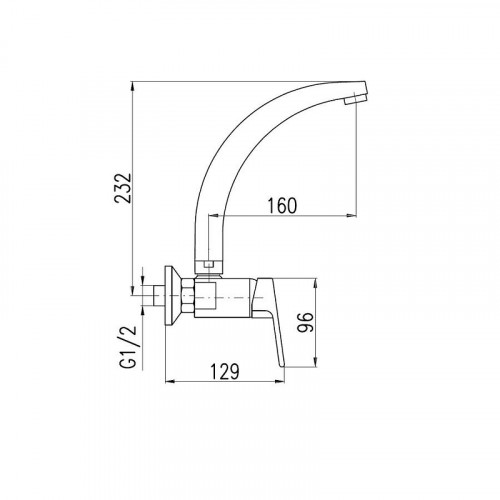 Смеситель для кухни Rav Slezak Colorado CO102.5/3 цвет Хром