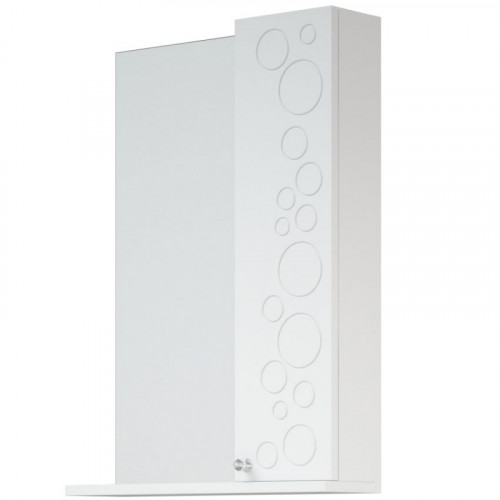 Зеркало со шкафом Corozo Орфей 50 SD-00000299 Белое МДФ / ЛДСП, стекло