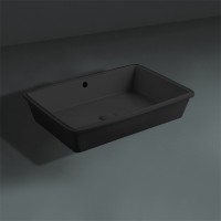 Раковина Simas Top E Lavabi D Arredo 60 S60 nero matt Черная матовая фаянс встраиваемый