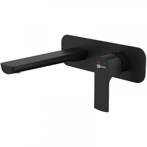 Смеситель для раковины Lemark Ursus LM7226BL Черный матовый