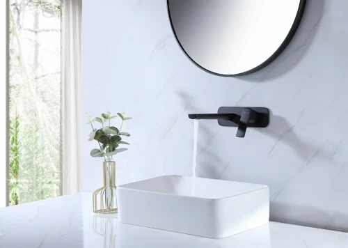 Смеситель для раковины Lemark Ursus LM7226BL Черный матовый
