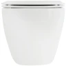 Комплект унитаза Cezares Stylus-Tor CZR-6601-TH-TOR/CZR2316SC с инсталляцией BelBagno BB002-80/BB014-SR-BIANCO с сиденьем Микролифт и Белой клавишей смыва фаянс подвесной