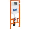 Комплект унитаза Cezares Stylus-Tor CZR-6601-TH-TOR/CZR2316SC с инсталляцией BelBagno BB002-80/BB014-SR-BIANCO с сиденьем Микролифт и Белой клавишей смыва фаянс подвесной