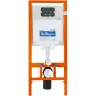 Комплект унитаза Cezares Stylus-Tor CZR-6601-TH-TOR/CZR2316SC с инсталляцией BelBagno BB002-80/BB014-SR-BIANCO с сиденьем Микролифт и Белой клавишей смыва фаянс подвесной