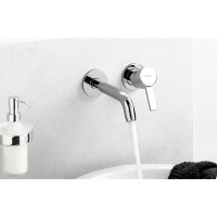 Смеситель для раковины Kludi Zenta 382440575 Хром латунь встраиваемый