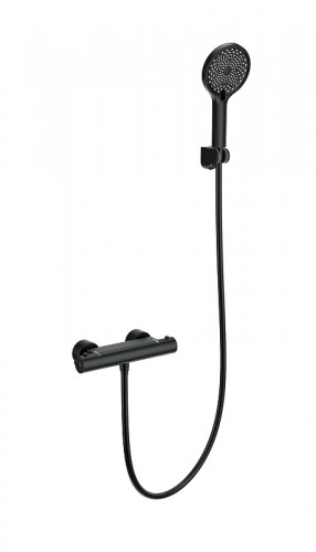 Смеситель для душа Wonzon &amp; Woghand Inn WW-B2003-A-MB с термостатом цвет Черный матовый