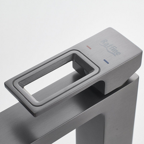 Смеситель для раковины Raffine F0196T цвет Оружейная сталь