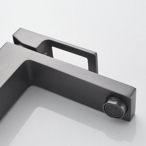 Смеситель для раковины Raffine F0196T цвет Оружейная сталь