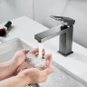Смеситель для раковины Raffine F0196T цвет Оружейная сталь