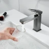 Смеситель для раковины Raffine F0196T цвет Оружейная сталь