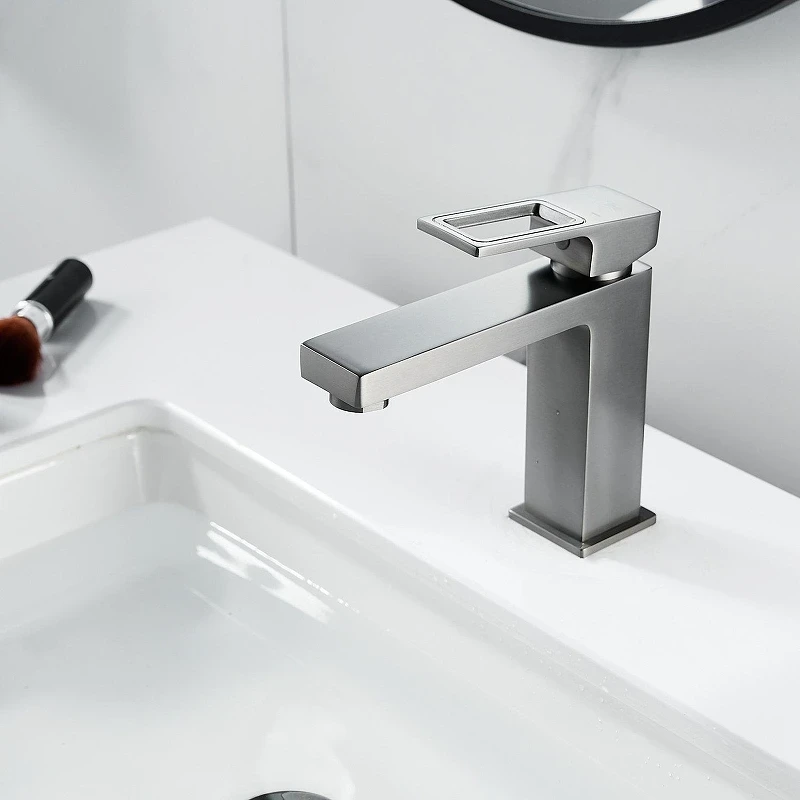 Смеситель для раковины Raffine F0196T цвет Оружейная сталь