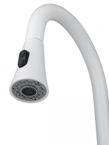 Смеситель для кухни Wonzon &amp; Woghand WW-121E201L-MW цвет Белый матовый