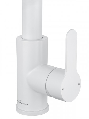 Смеситель для кухни Wonzon &amp; Woghand WW-121E201L-MW цвет Белый матовый