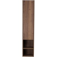 Шкаф пенал BelBagno Kraft 33 L KRAFT-1600-1A-SC-RT-L подвесной Rovere Tabacco МДФ / ЛДСП
