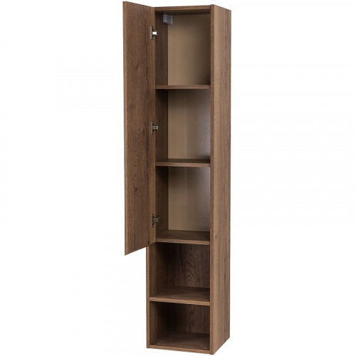 Шкаф пенал BelBagno Kraft 33 L KRAFT-1600-1A-SC-RT-L подвесной Rovere Tabacco МДФ / ЛДСП
