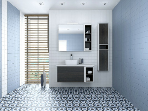 Тумба под раковину Aquaton Брук 80 1A202001BCDF0 подвесная Дуб феррара МДФ / ЛДСП